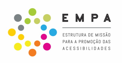 Logótipo da Estrutura de Missão para a Promoção das Acessibilidades (EMPA)