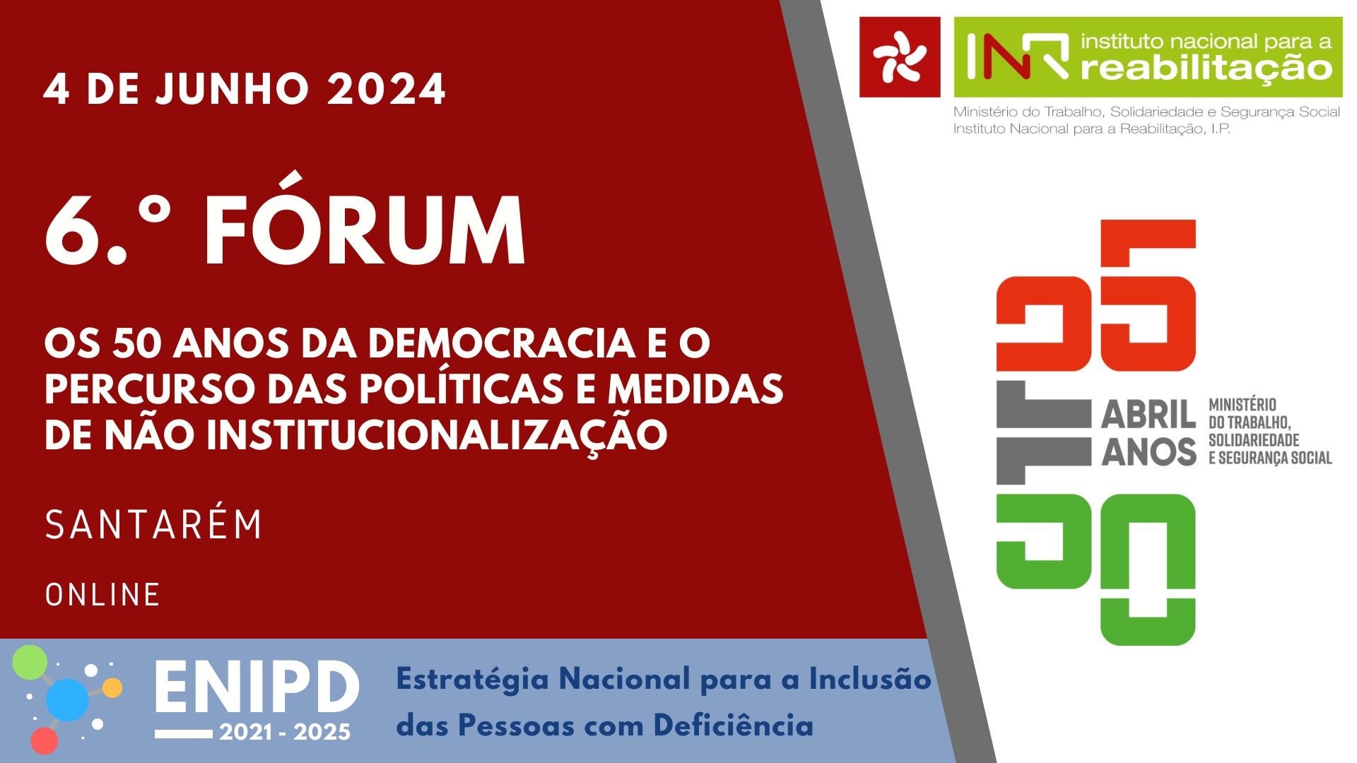 4 de junho 2024 - 6.º Fórum 