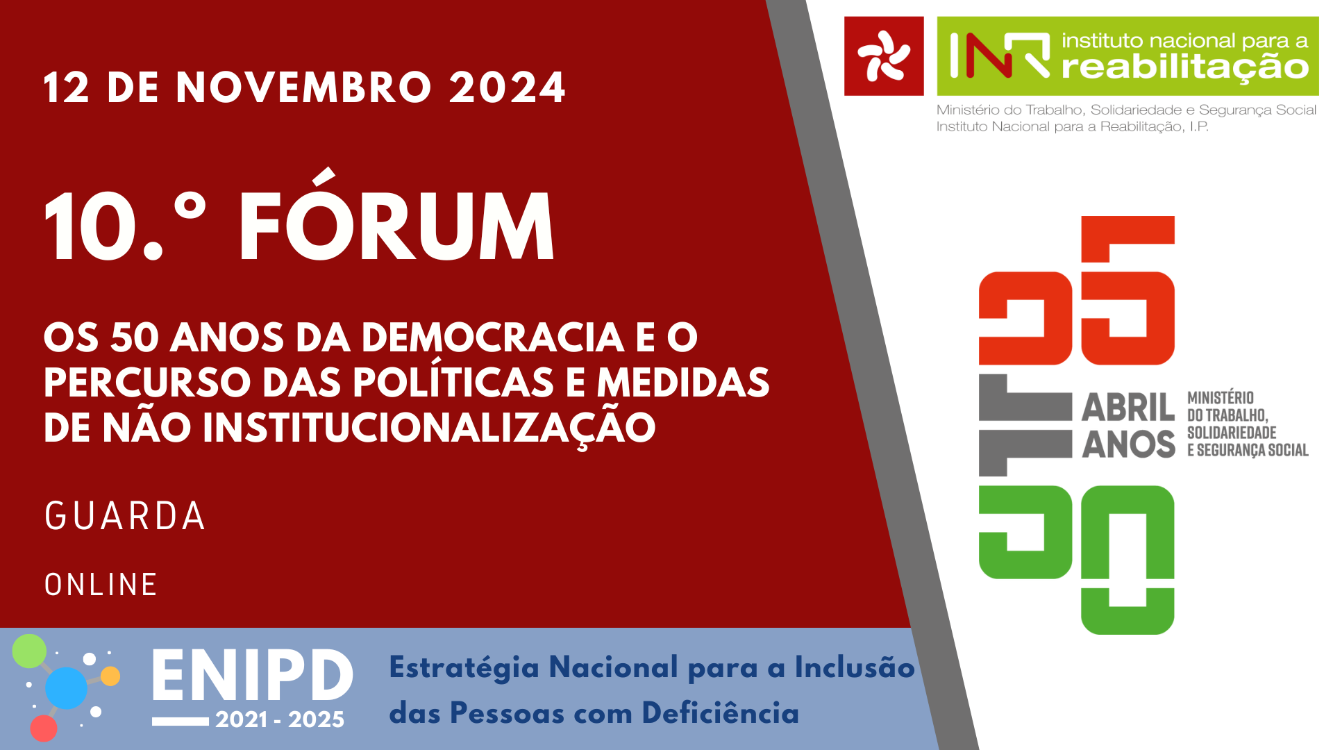 12 de novembro 2024 - 10.º Fórum 