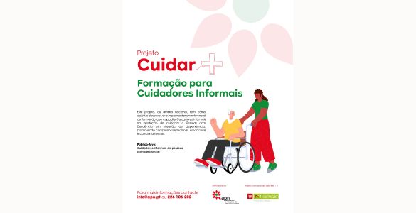  Cartaz do curso-piloto “Cuidar+: Formação para Cuidadores Informais” Poster for the pilot course “Care+: Training for Informal Caregivers” 
