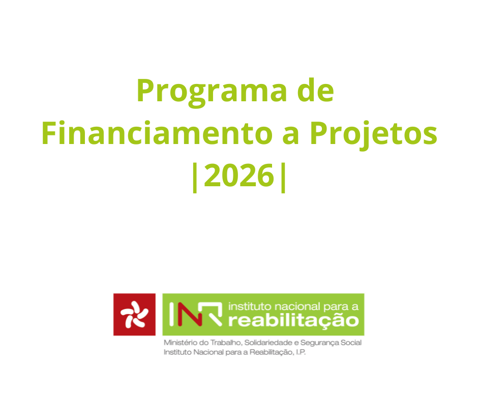 Num fundo branco pode ler-se a letras verdes 