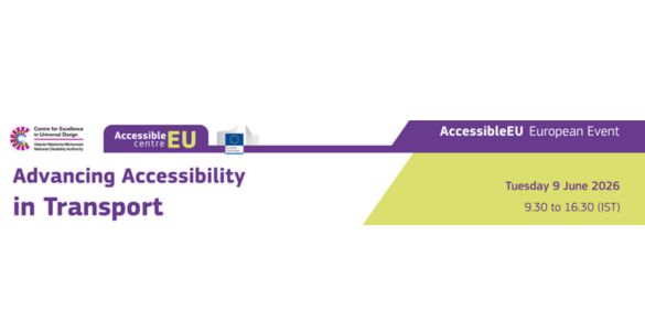 Cartaz “Advancing Accessibility in Transport”