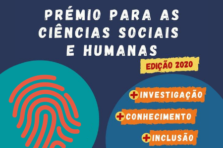 Cartaz do prémio para as Ciências Sociais e Humanas do Instituto Nacional para a Reabilitação, I.P.