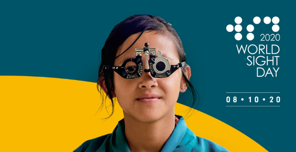 Child with ophthalmic observation device