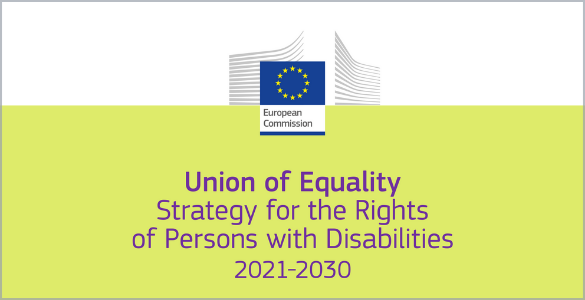 European Commission flag | Strategy for the Rights of Persons with Disabilities 2021-2030.