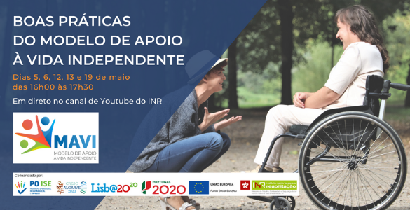 Banner Evento de Boas Práticas MAVI - Modelo de Apoio à Vida Independente