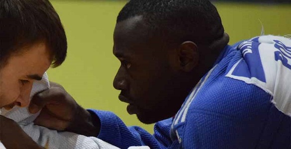 Judoka Djibrilo Iafa in action