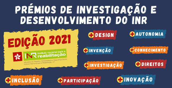 Banner INR Research and Development Awards, Edition 2021, with word cloud.