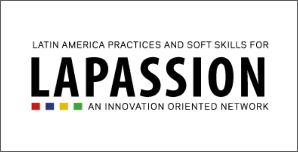 Logotipo Latin America Practices and Soft Skills for na Innovation Oriented Network