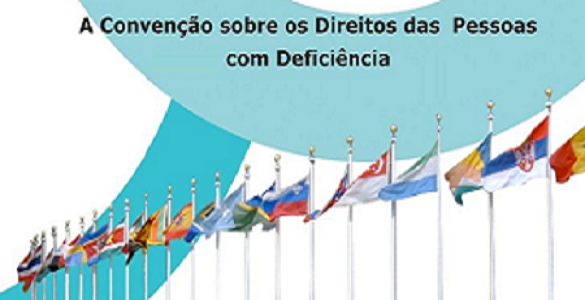 The Convention on the Rights of Persons with Disabilities. Flags of the European Union.