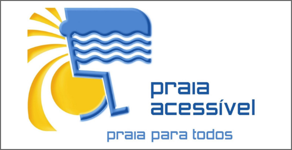 Logotipo do Programa “Praia Acessível - Praia para Todos!”