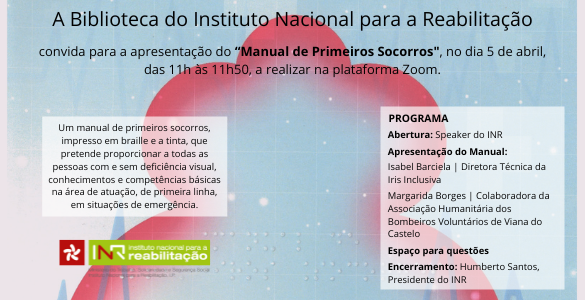 Fundo da imagem do livro, com escrita em braille e informação do evento