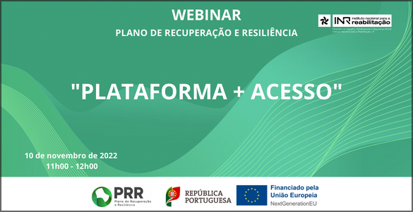 Light green background, with webinar name and INR logos, PRR