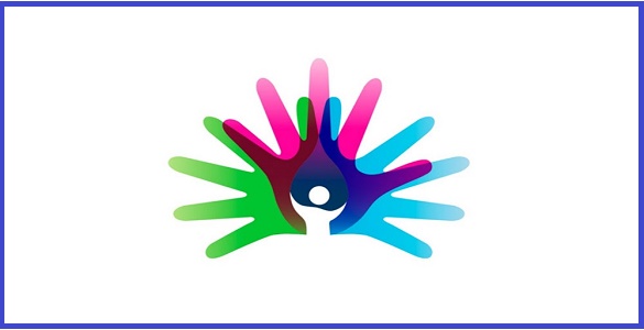 Green, blue and red logo of the international #RareDiseaseDay movement