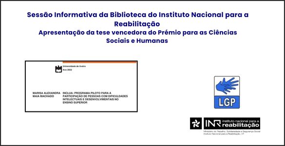 White background with session name and logo of LGP and INR