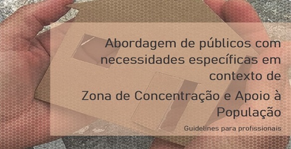  Capa Guidelines para Profissionais | Abordagem de Públicos com Necessidades Específicas em Contexto de Zona de Concentração e Apoio à População 