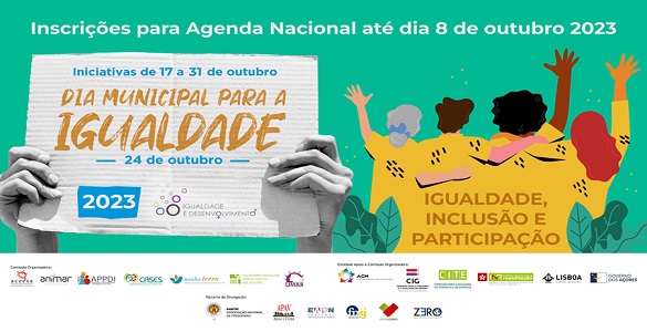 Cartaz do Dia Municipal para a Igualdade 2023